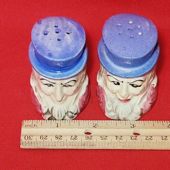 Vintage Uncle Sam Head Salt and Pepper Shakers - Picture 8 of 12